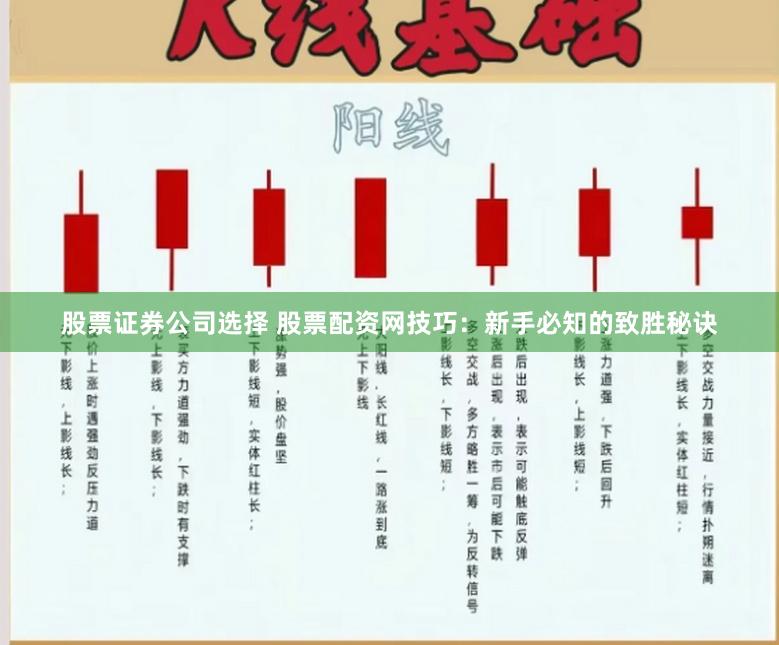 股票证券公司选择 股票配资网技巧：新手必知的致胜秘诀